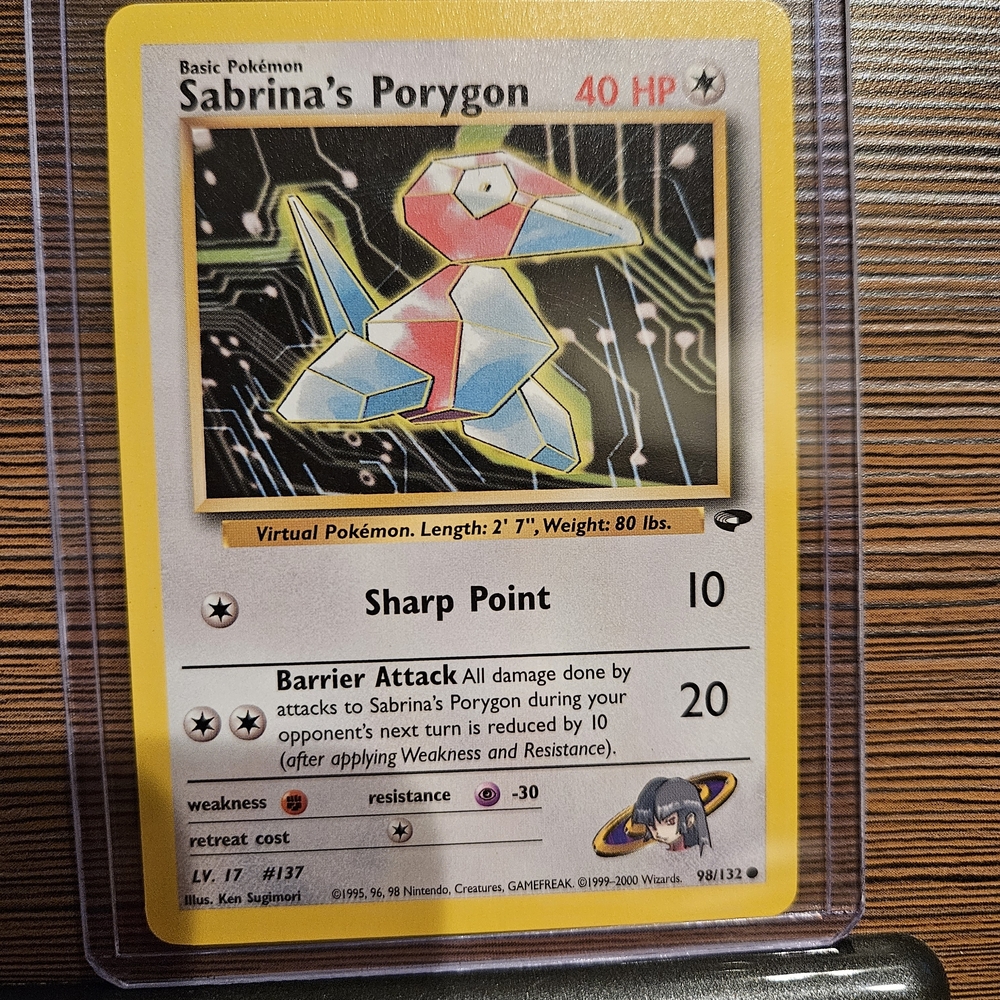 Sabrina's Porygon 98/132 Pokemon Card